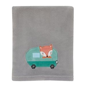 Little Love: Retro Happy Camper Baby Blanket by NoJo